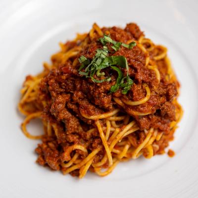 Spaghetti Bolognese.