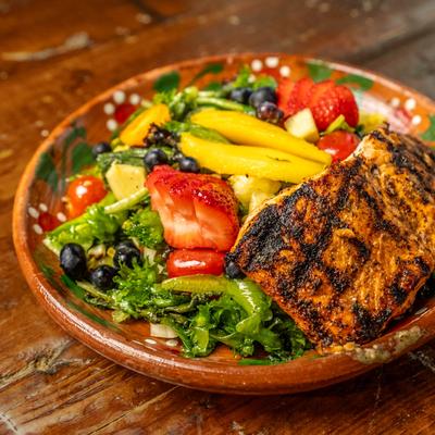 The salmon market salad.