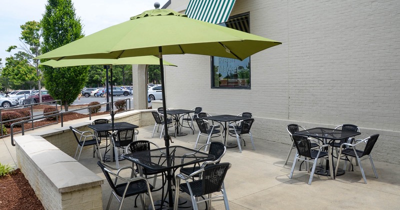 Exterior seating area