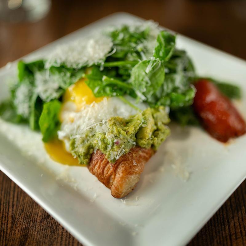 menu item 10 of 12, Avocado Toast on Croissant