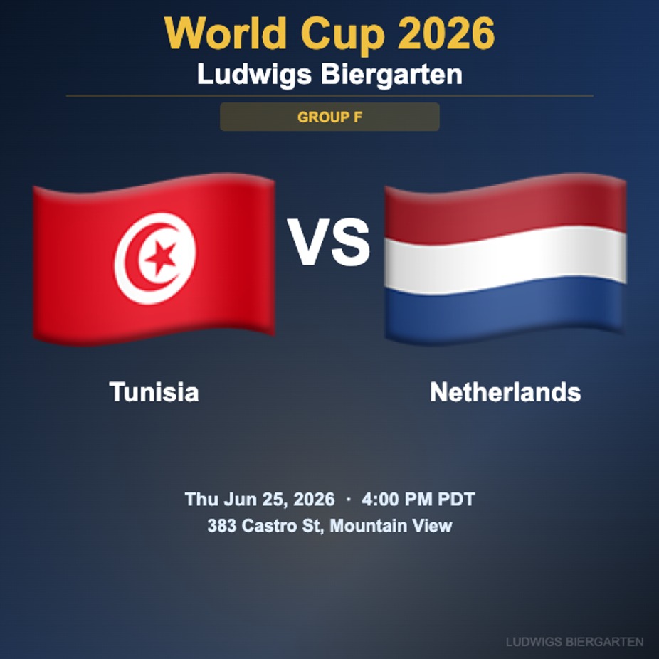World Cup 2026: Tunisia vs Netherlands | Group F event photo