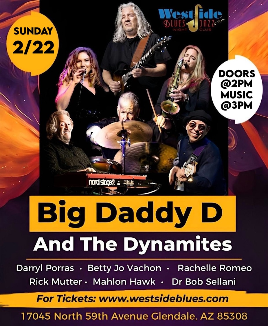 Big Daddy D & the Dynamites feat. Betty Jo Vachon (House-Rockin' Blues) event photo