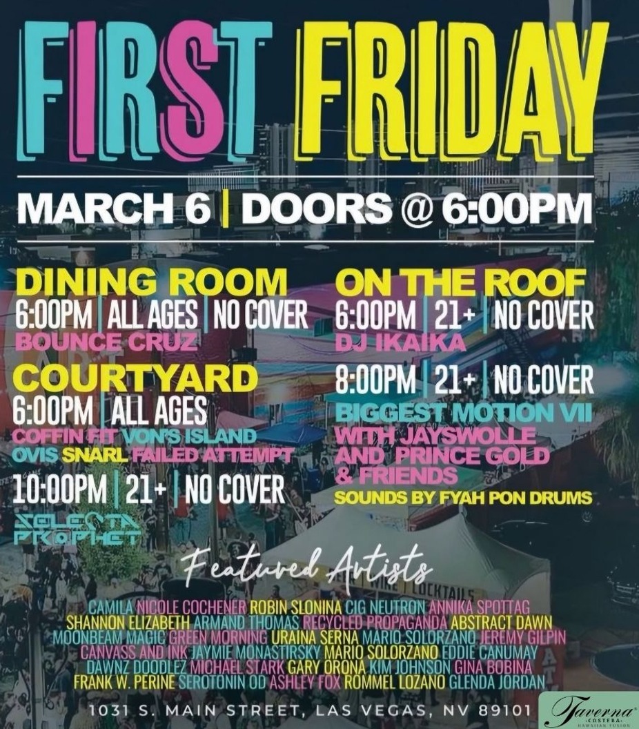 First Friday at Taverna Costera event photo