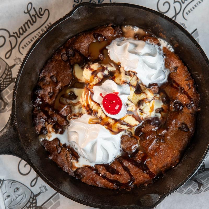 menu item 21 of 21, Chocolate Chip Cookie Skillet