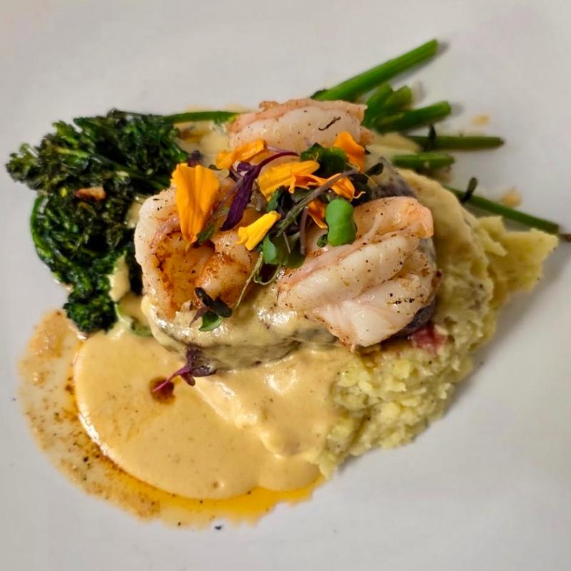 GRILLED 6 OZ FILET WITH GARLIC SHRIMP photo