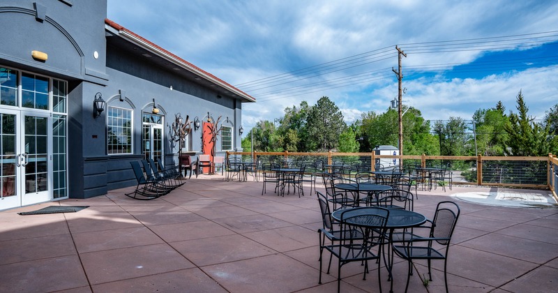 Outdoor seating area