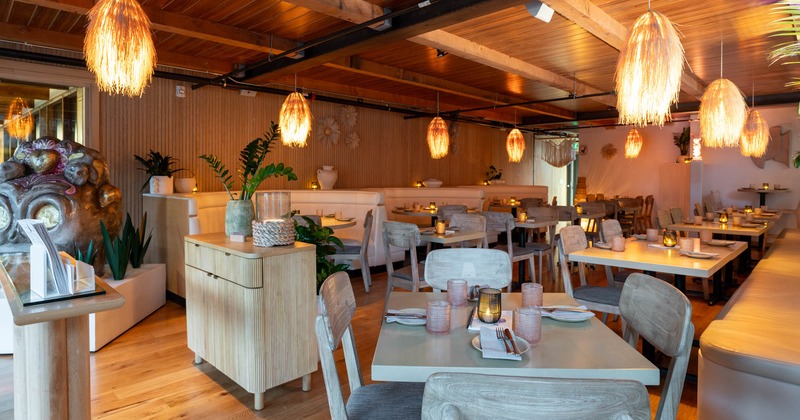 Interior, dining area