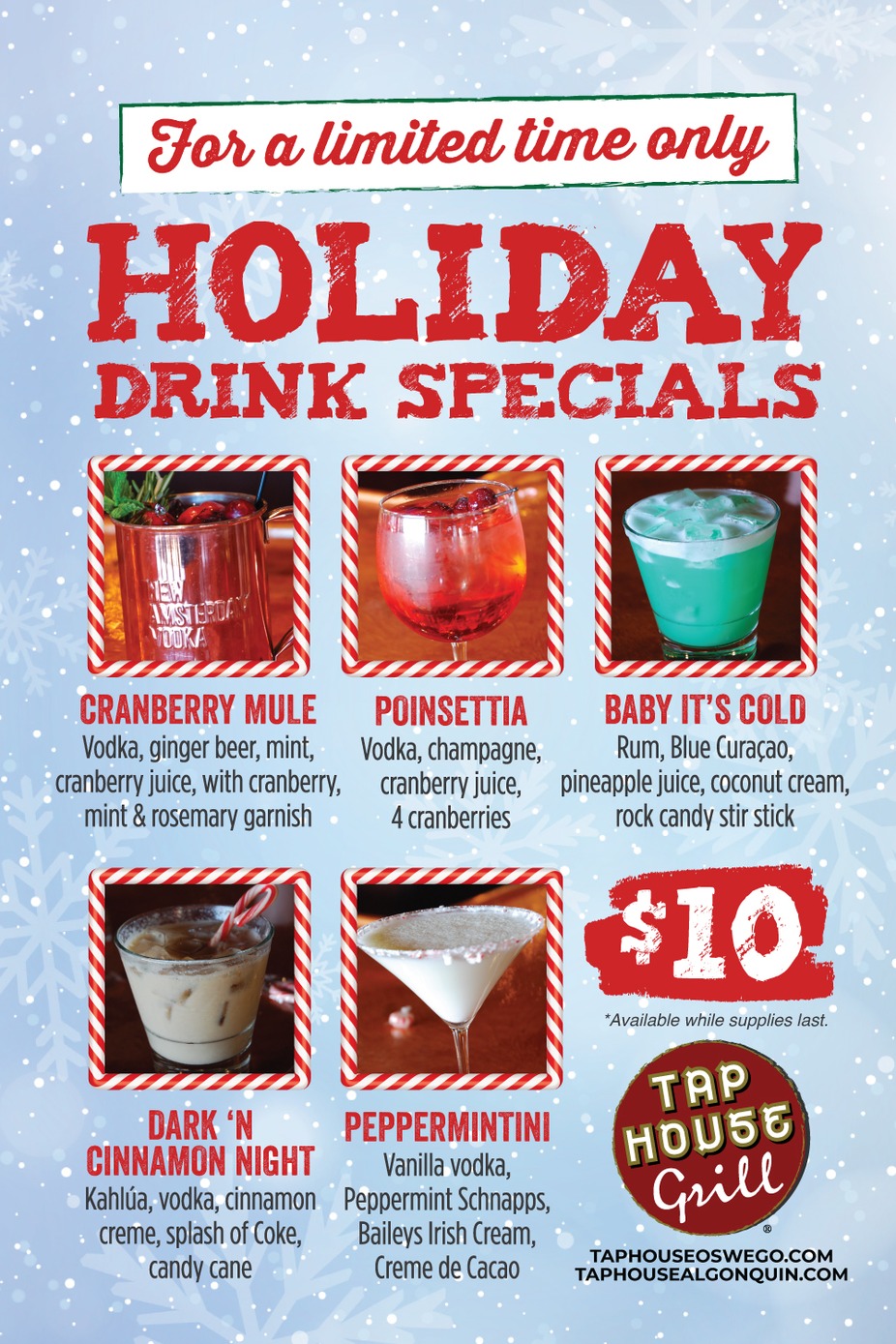 Holiday Cocktail Specials! event photo