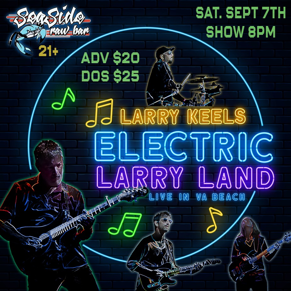 Larry Keel's Electric Larry Land @ Seaside Raw Bar! event photo