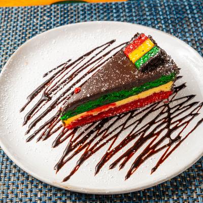 Italian Rainbow Cake.