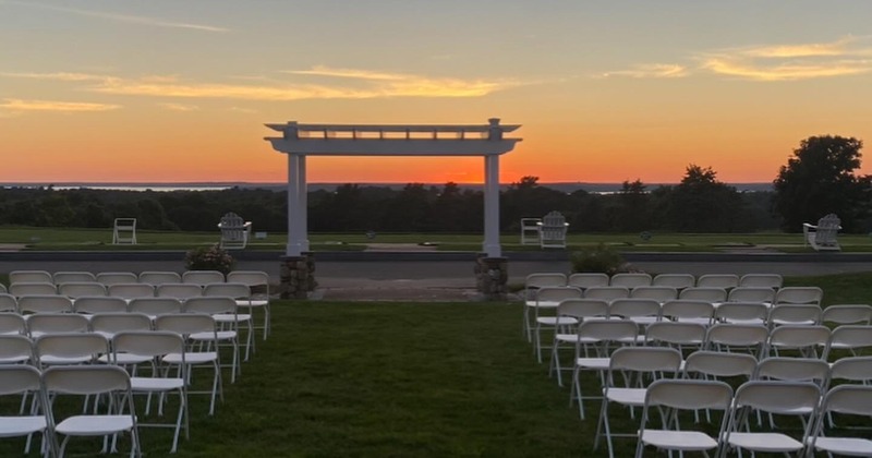Wedding venue, outdoors