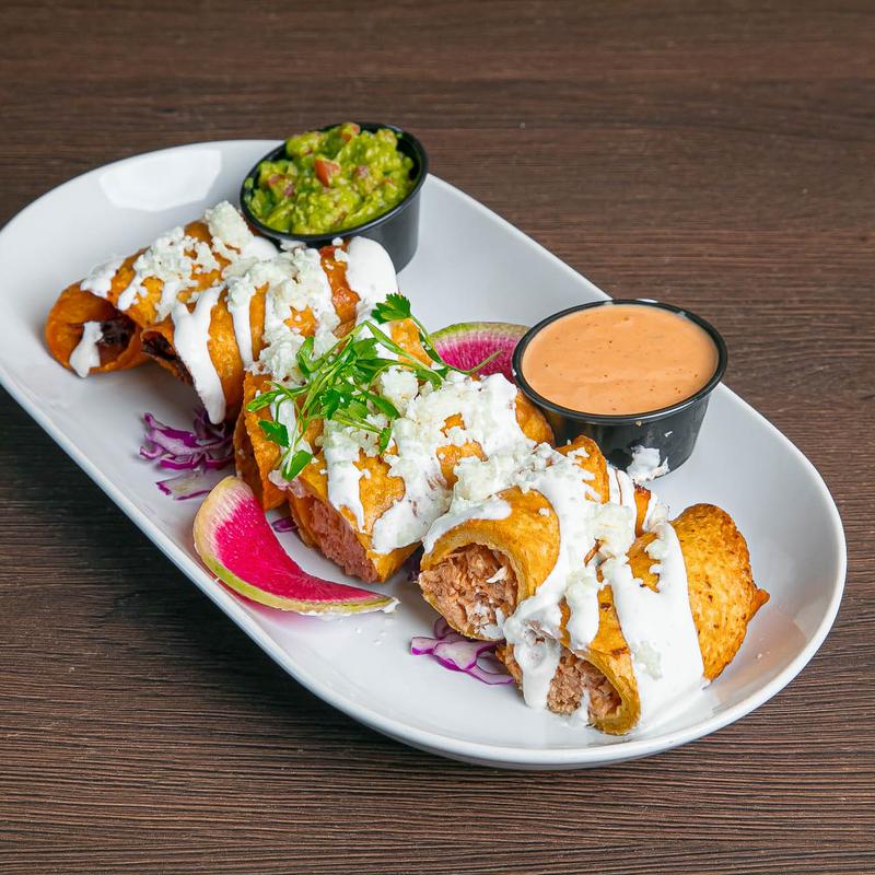 menu item 3 of 13, Chicken Tinga Taquitos
