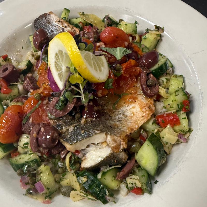 menu item 15 of 25, Pan Seared Branzino