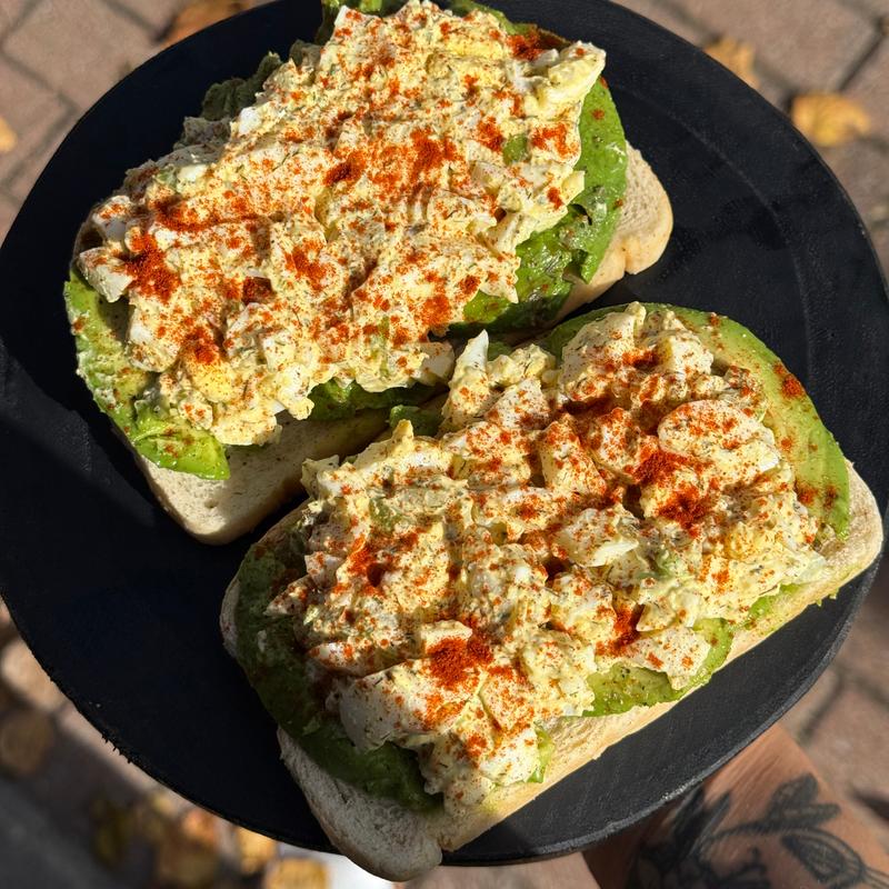 menu item 9 of 13, Deviled Egg Avocado Toast