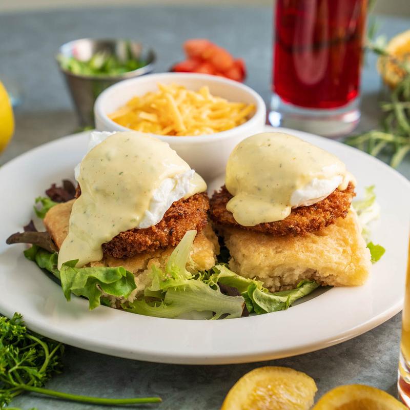 Fried Green Tomato Benedict* (V) photo