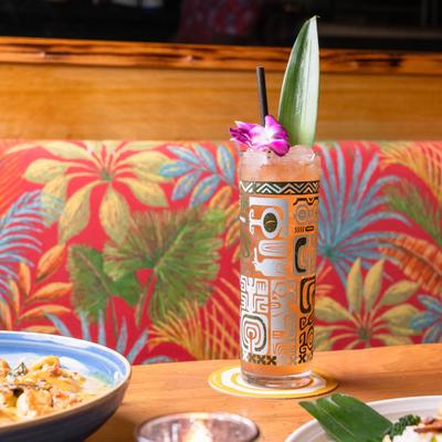 Tiki cocktail.