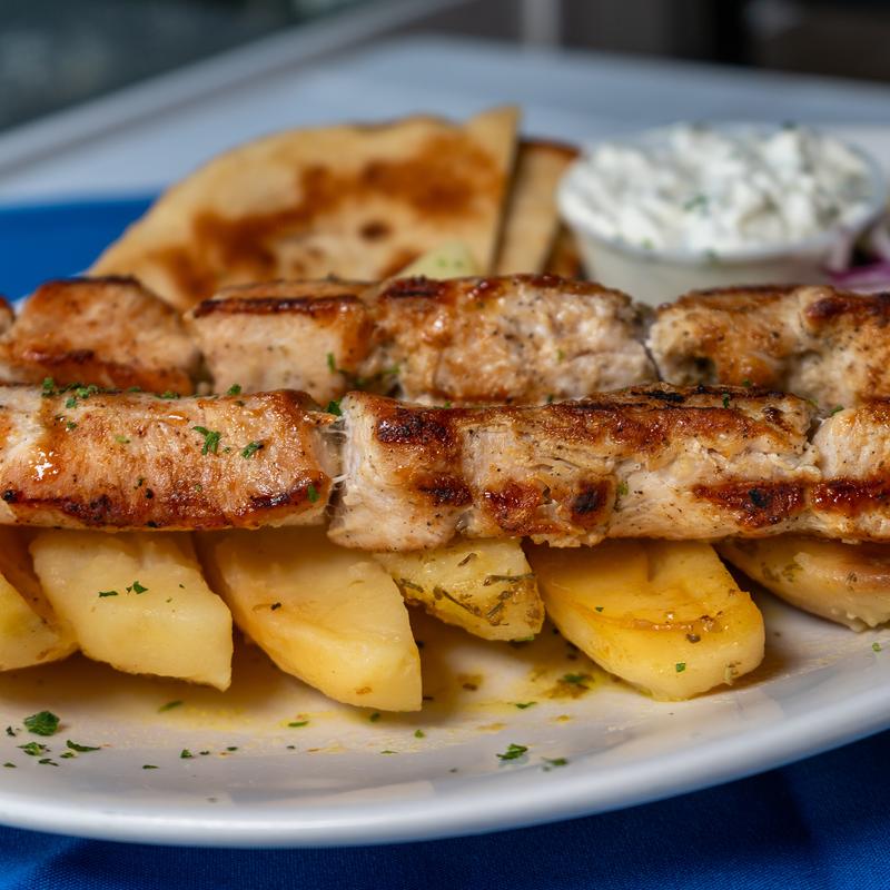 menu item 7 of 22, Chicken Souvlaki