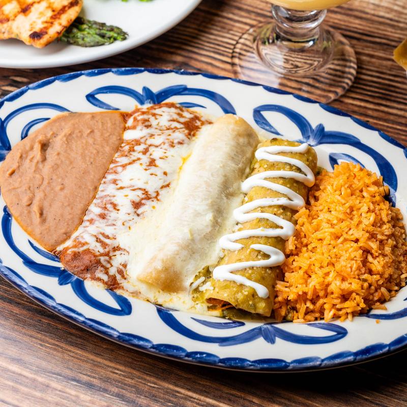 menu item 4 of 11, Mexican Flag Enchiladas