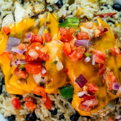 Sante Fe Chicken, close-up.