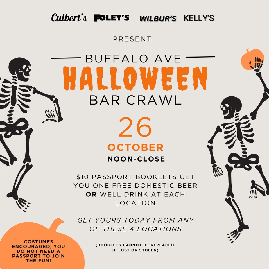 Buffalo Ave Halloween Bar Crawl event photo