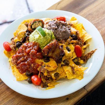 Super BBQ Nachos.