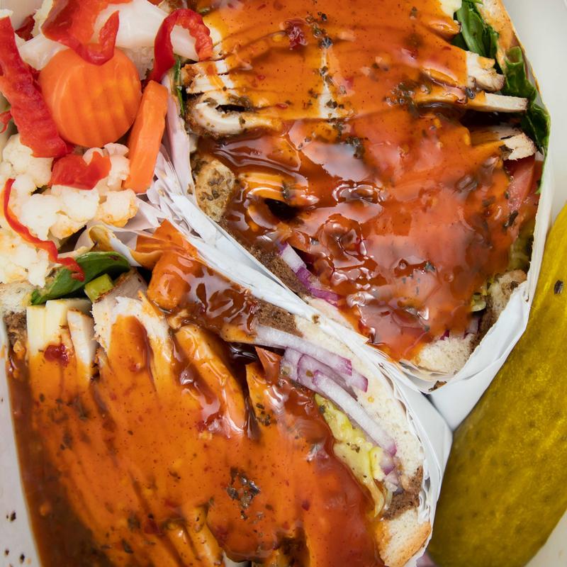 Turkey Jerk Sandwich (830 calories) photo