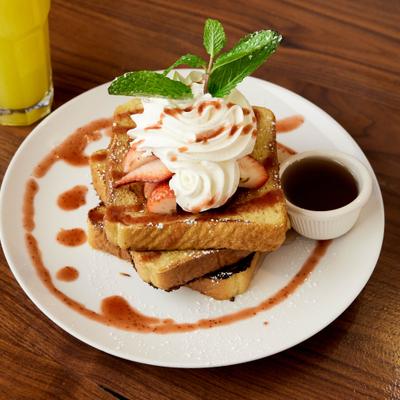 Served French toast.