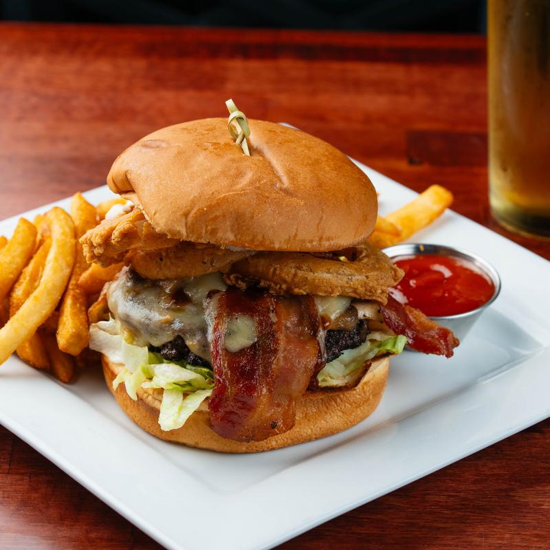 menu item 5 of 14, BBQ Bacon Mushroom Burger