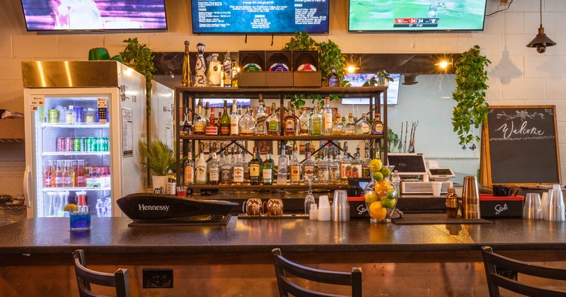 Interior bar area