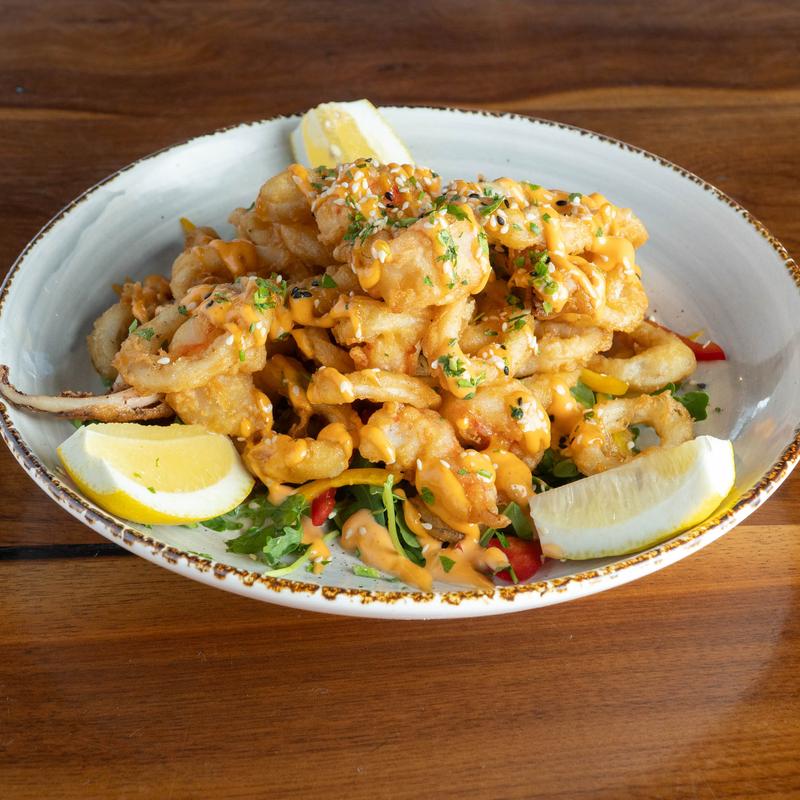 menu item 3 of 10, Crispy Calamari & Rock Shrimp