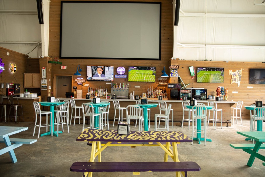 OUR BIG SCREEN IS BACK!!!  THE LARGEST SCREEN IN BATON ROUGE! 20 FEET FOR YOUR VIEWING PLEASURE!  ALL LSU AND SAINTS GAMES PLAYED LIVE ON THIS AND 17 OTHER SCREENS! BE HERE! event photo