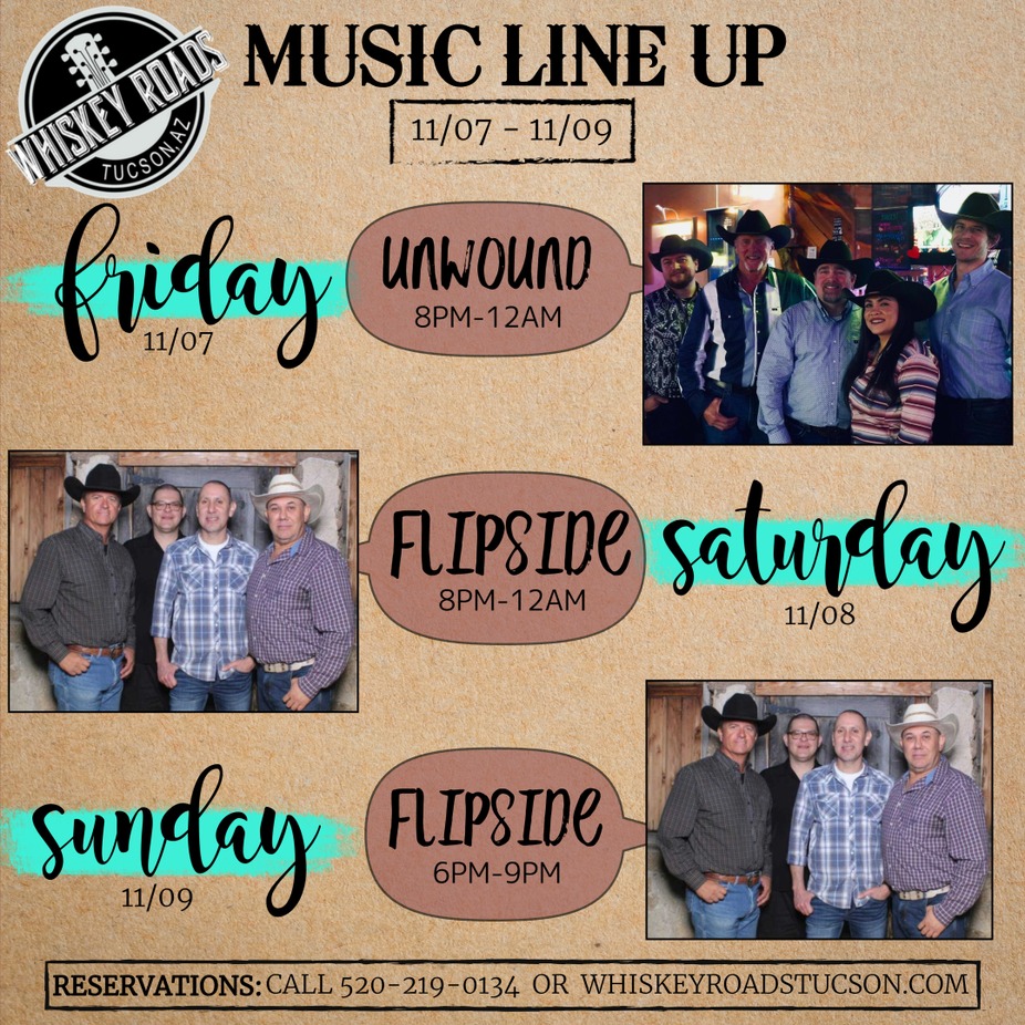 Next week music line up event photo