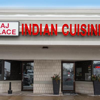 Raj Palace Indian Cuisine, storefront.