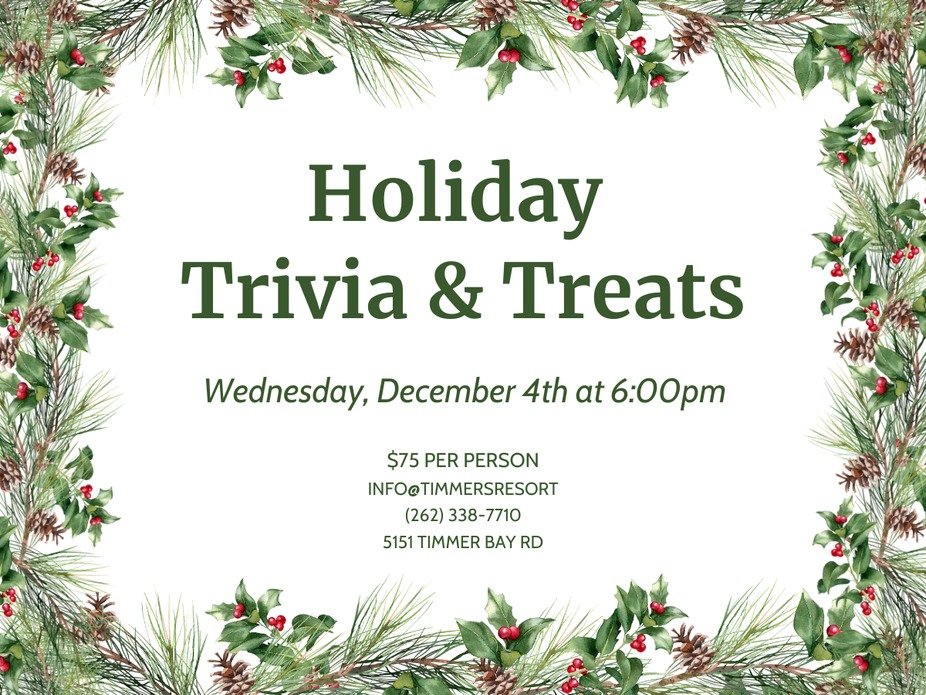 Holiday Trivia & Treats event photo