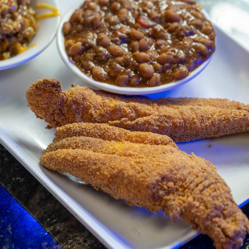 menu item 4 of 10, Fried Catfish (2 pcs)