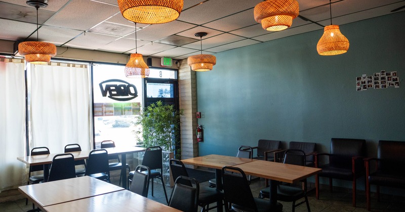 Interior, dining area