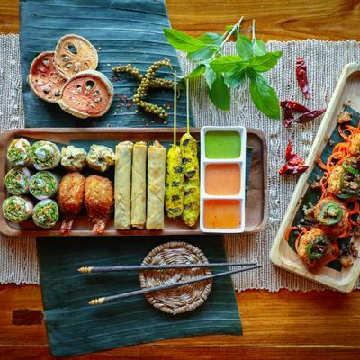 Different types of food