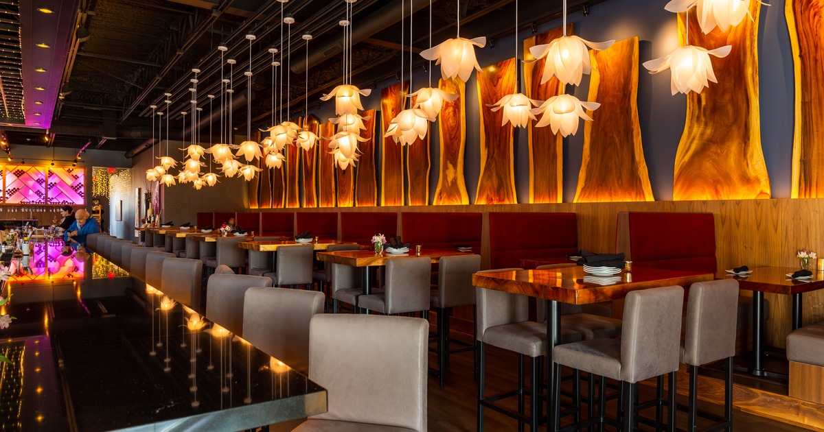 Interior, dining area