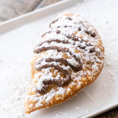 Nutella and Cheesecake Empanada.