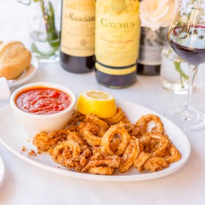 A served Calamari Fritti.