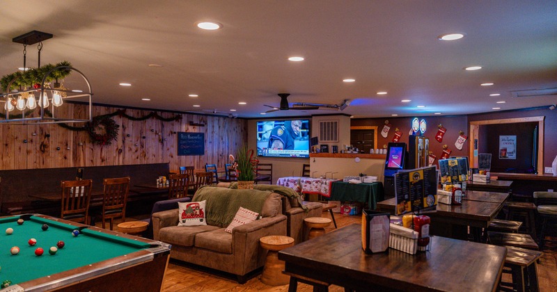 Interior, seating area