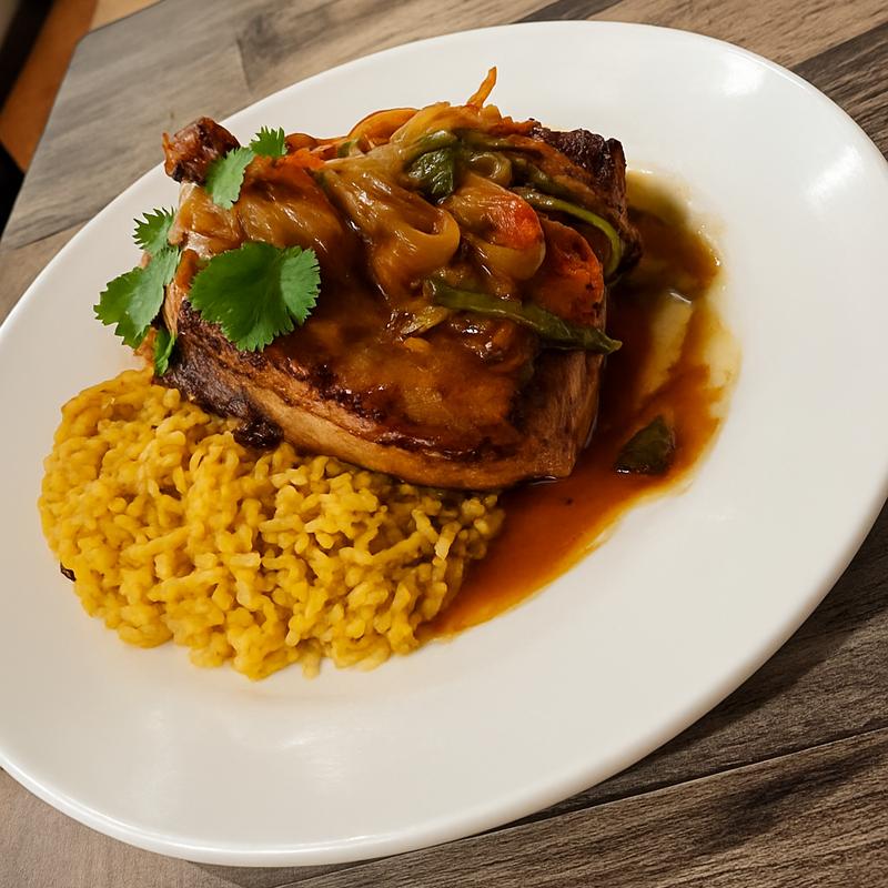 menu item 22 of 22, brick chicken