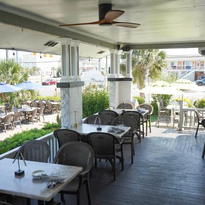 Exterior, patio area.