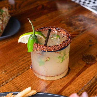 Beso Ardiente cocktail.