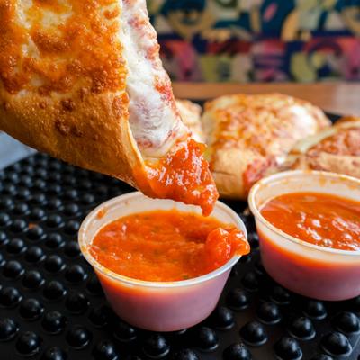 Cheese calzone.