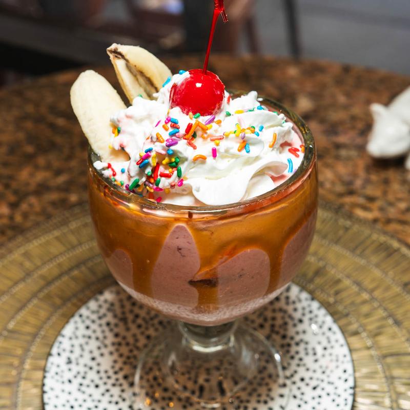 Strawberry Banana Split Shake photo