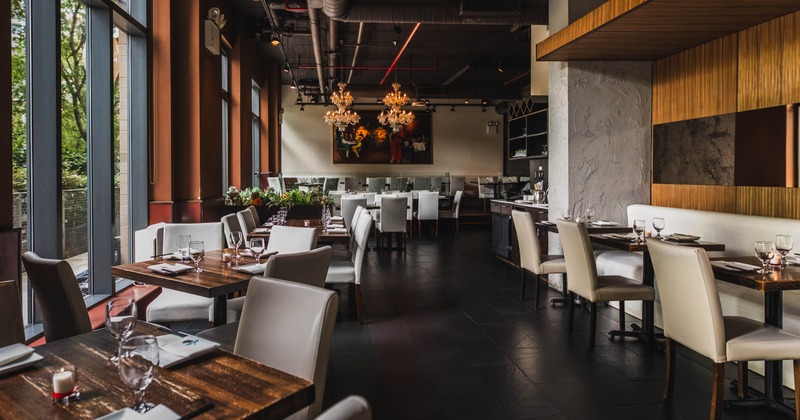 Interior, dining area