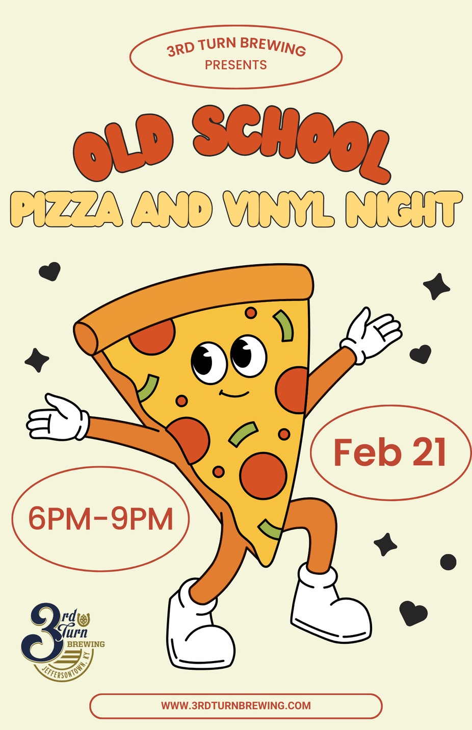 Pizza and Vinyl Night 🎶🍕 event photo