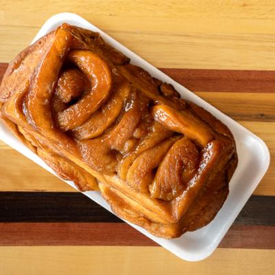 Caramel apple bread.