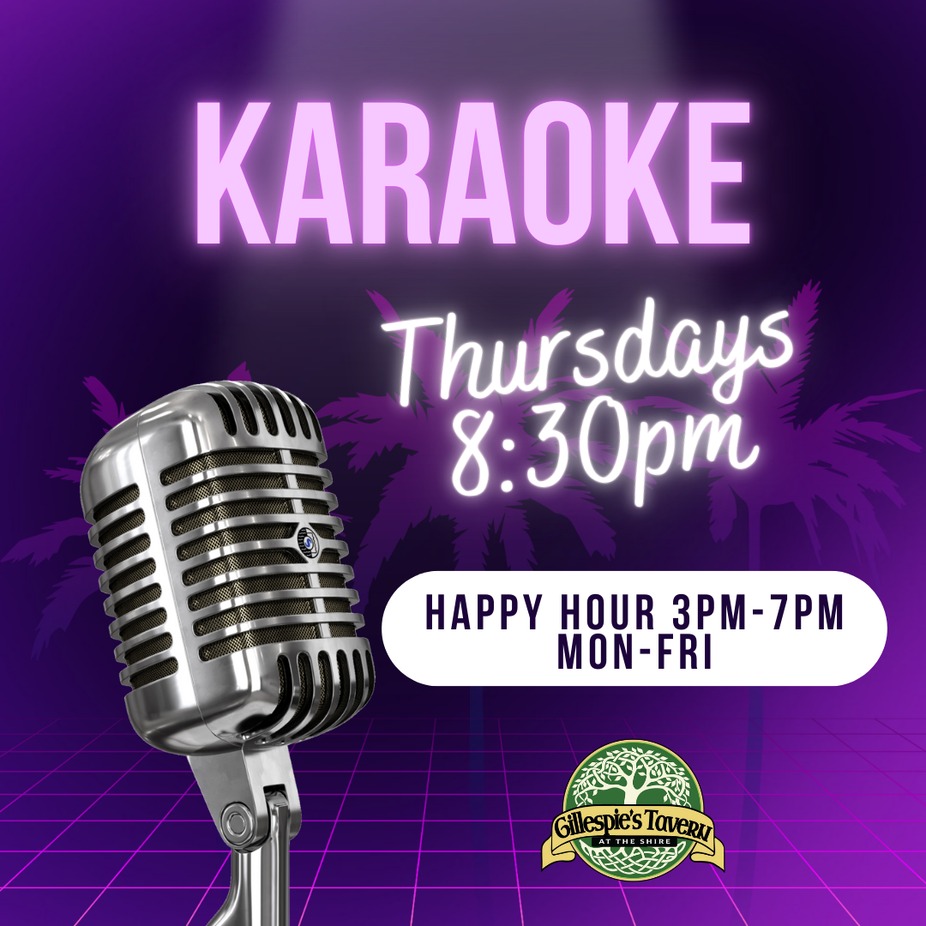 Karaoke Night  Every Thursday at 8:30pm! event photo